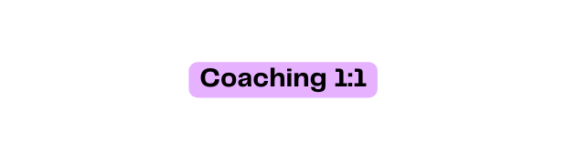 Coaching 1 1